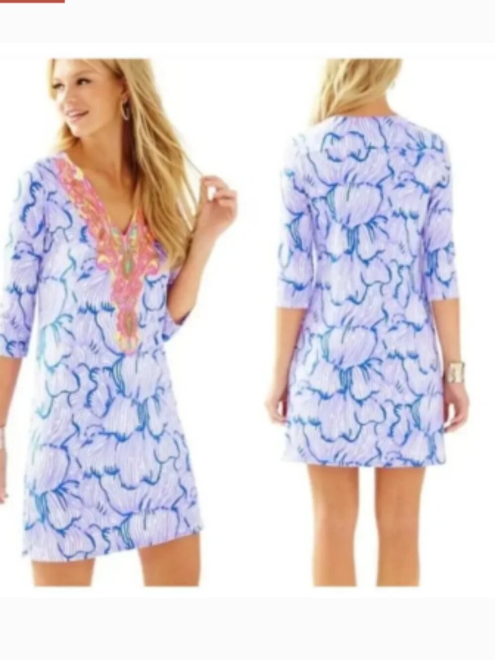 Lilly Pulitzer Dress Bordeaux House of Nemo Lilac Sz M